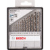 BOSCH Coffret de 10 forets a métaux Robust Line HSS-G, 135°, 1,5–6,5 mm 2607010538