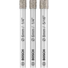 BOSCH Coffret de forets a sec PRO Ceramic dry, 6 x 66, 6 x 66, 8 x 66 mm, 3 pie 2607011626