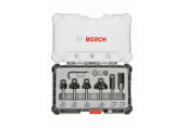BOSCH Kit de 6 fraises a araser et de bordage a queue de 8 mm 2607017469