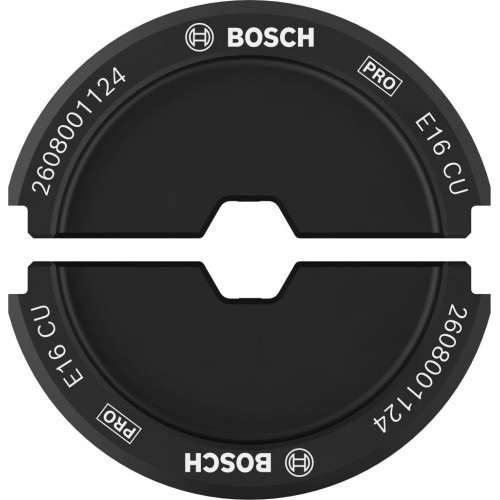 BOSCH Matrice de sertissage PRO, E16 CU, 16 mm2, Cuivre 2608001124