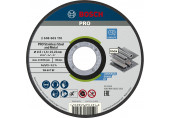 BOSCH Disque a tronçonner aggloméré PRO Stainless Steel and Metal, 115 mm 2608603170