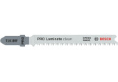BOSCH Lame de scie sauteuse PRO Laminate clean T101BIF, 83 mm, 5 pieces 2608636431