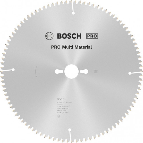 BOSCH Lame de scie circulaire PRO Multi Material, 300 × 3,2 × 30 mm 2608640518