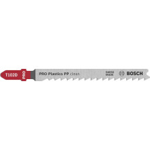 BOSCH Lame de scie sauteuse PRO Plastics PP clean T102D, 100 mm, 5 pieces 2608667444