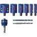 BOSCH Coffret de 9 scies trépans EXPERT Tough Material, 22/25/35/40/51/68 mm 2608900446