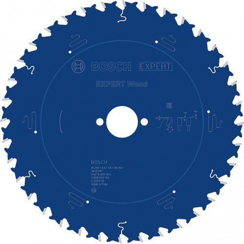 BOSCH Lame de scie circulaire Expert for Wood 230 × 2,5/1,8 × 30 mm, T36 2608902165