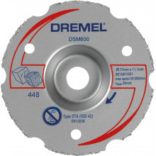 Dremel DSM20 Disque a tronçonner multi-usage en carbure 77 mm 2615S600JB