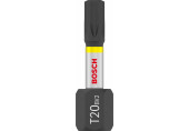 BOSCH Embout PRO Torx Impact, T20, 25 mm, Présentoir, 10 x 25 pieces 2607002805