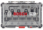 BOSCH Kit de 6 fraises a araser et de bordage a queue de 1/4" 2607017470