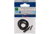BOSCH Retaining Ring and Pin Set for PRO Impact Socket, 1/2", 6 pces 2608003066