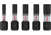 BOSCH Embouts PRO H Impact, H3, H4, H5 (x2), H6, 25 mm, 5 pieces 2608521U59