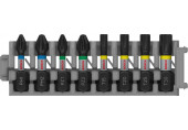 BOSCH Coffret d'embouts de vissage PRO Impact, PH1/PH2/PZ1/PZ2/T15/T20/T25/T30