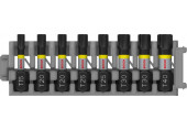 BOSCH Embout PRO Torx Impact, T15, T20(x2), T25(x2), T30(x2), T40, 25 mm, 8 pieces