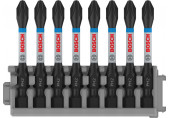 BOSCH Embout PRO Phillips Impact, PH2, 55 mm, 8 pieces 2608522330