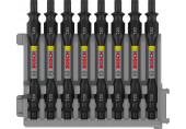 BOSCH Embout double tete PRO Impact avec insert Pick and Click, T20, 65 mm, 8 pieces