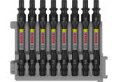 BOSCH Embout double tete PRO Impact avec insert Pick and Click, T25, 65 mm, 8 pieces