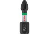 BOSCH Embout PRO Pozidriv Impact, PZ2, 25 mm, 2 pieces 2608522401