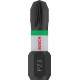 BOSCH Embout PRO Pozidriv Impact, PZ3, 25 mm, 2 pieces 2608522402