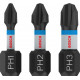 BOSCH Embout PRO PH Impact, PH1 x 25, PH2 x 25, PH3 x 25 mm, 3 pieces 2608522470