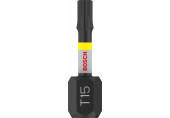 BOSCH Embout PRO Torx Impact, T15, 25 mm, 2 pieces 2608522473