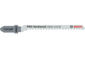 BOSCH Lame de scie sauteuse PRO Hardwood clean curve T101AOF, 83 mm, 2 pieces 2608655093