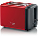 Bosch Serie 2 Kompakt-Toaster DesignLine Rot TAT3P424