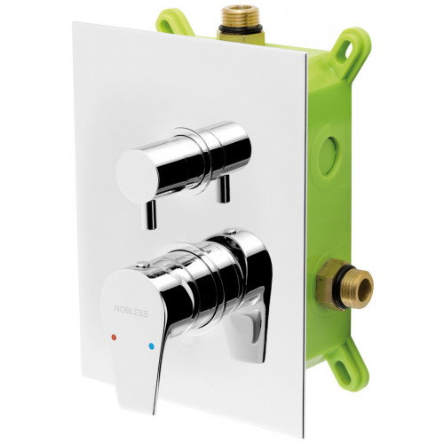 FERRO NOBLESS VISION X Mitigeur encastré avec deux sorties, chrome BOX42051R,0 FERRO NOBLESS VISION X Mitigeur encastré avec deux sorties, chrome BOX42051R,0