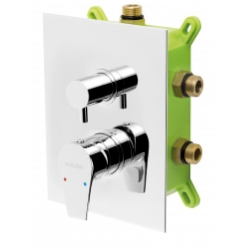 NOVASERVIS NOBLESS HEDA Mitigeur encastré avec boîtier, chrome BOX40051RX,0 NOVASERVIS NOBLESS HEDA Mitigeur encastré avec boîtier, chrome BOX40051RX,0