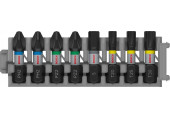 BOSCH Coffret d'embouts de vissage PRO Impact, PH2(x2)/PZ2(x2)/H5/T20/T25/T30, 25 mm,