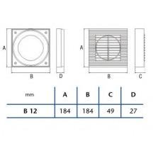 CATA B-12 kit de fenetre 01920000