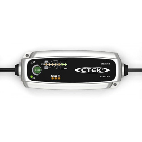 CTEK Chargeur de batterie MXS 3.8 (12V-0.8/3.8A) 40-001 CTEK Chargeur de batterie MXS 3.8 (12V-0.8/3.8A) 40-001