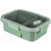 CURVER SMART TO GO DUAL 0,6L+0,3L Lunch Box rectangulaire avec séparateur menthe 00925-Q19