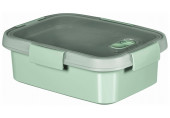 CURVER SMART TO GO 1L Lunch box rectangulaire avec couverts 20x15x7cm menthe 00946-Q19