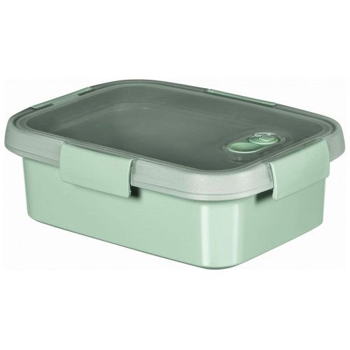 CURVER SMART TO GO 1L Lunch box rectangulaire avec couverts 20x15x7cm menthe 00946-Q19