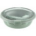 CURVER SMART TO GO 1L Lunch Box ronde avec couverts 20x9cm menthe 00953-Q19