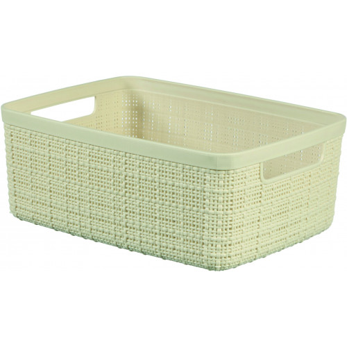 CURVER JUTE S 5L Paniere recyclée 27 x 20 x 11 cm, beige 01904-885 CURVER JUTE S 5L Paniere recyclée 27 x 20 x 11 cm, beige 01904-885