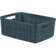 CURVER JUTE S 5L Paniere recyclée 27 x 20 x 11 cm, gris foncé 01904-G44