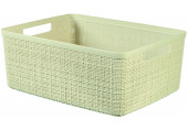 CURVER JUTE M 12L Paniere recyclée 36 x 28 x 15 cm, beige 01905-885