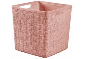 CURVER JUTE 17L Paniere recyclée 28 x 28 x 27 cm, rose 01906-204