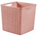 CURVER JUTE 17L Paniere recyclée 28 x 28 x 27 cm, rose 01906-204