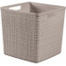 CURVER JUTE 17L Paniere recyclée 28 x 28 x 27 cm, taupe 01906-382