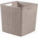 CURVER JUTE 17L Paniere recyclée 28 x 28 x 27 cm, taupe 01906-382