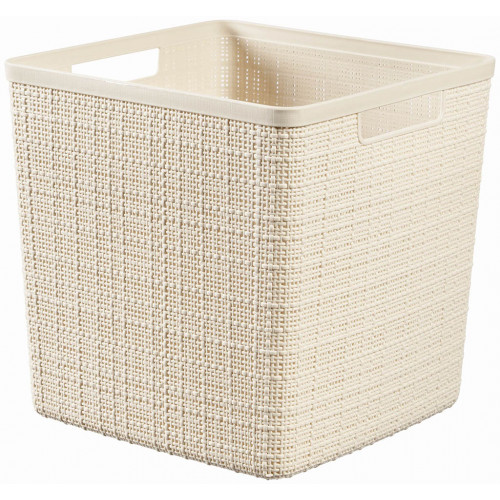 CURVER JUTE 17L Paniere recyclée 28 x 28 x 27 cm, beige 01906-885