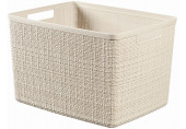 CURVER JUTE L 20L Paniere recyclée 36 x 28 x 23 cm, beige 01907-885