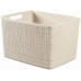 CURVER JUTE L 20L Paniere recyclée 36 x 28 x 23 cm, beige 01907-885