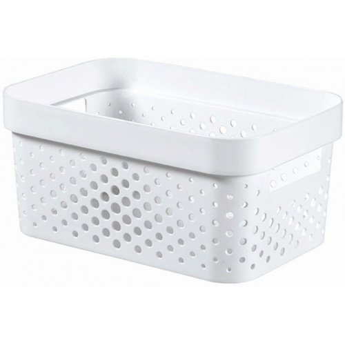 CURVER INFINITY 11L Bac de rangement 36 x 27 x 14 cm, blanc 04750-040