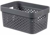 CURVER INFINITY 11L Bac de rangement 36 x 27 x 14 cm, gris foncé 04750-G43