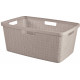 CURVER JUTE 46L Panier a linge 59 x 39 x 26 cm, taupe 08091-308