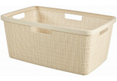 CURVER JUTE 46L Panier a linge 59 x 39 x 26 cm, beige 08091-885