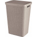 CURVER JUTE 58L Coffre a linge 43 x 34 x 60 cm, taupe 08093-382